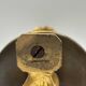 Pair of gilt bronze candlesticks by Cailleux - Barbedienne