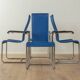 4 chaises cantilever D25 de Marcel Breuer, Tecta