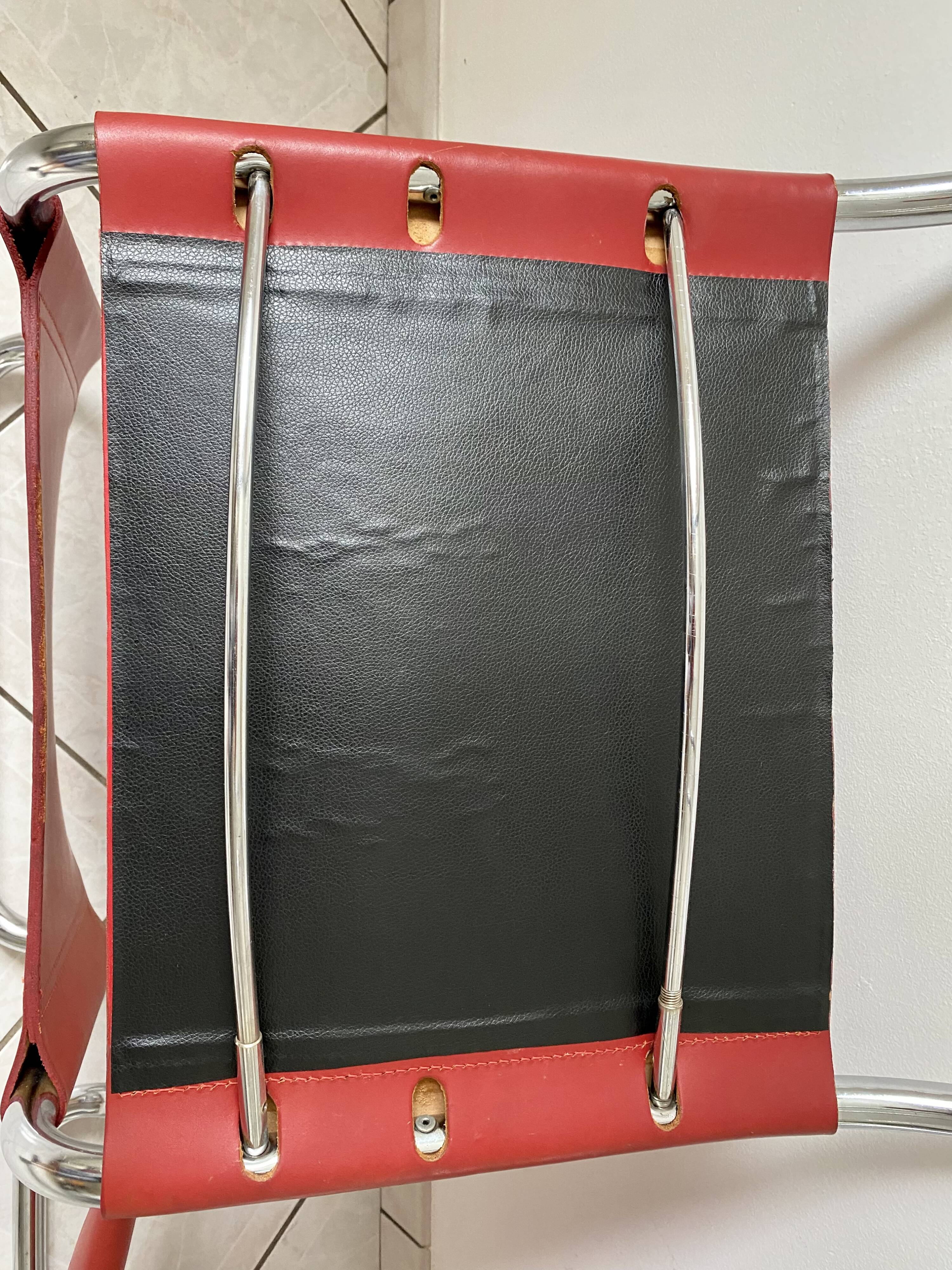 Pair of chairs MR 10 design Ludwig Mies Van Der Rohe vintage edition 90s