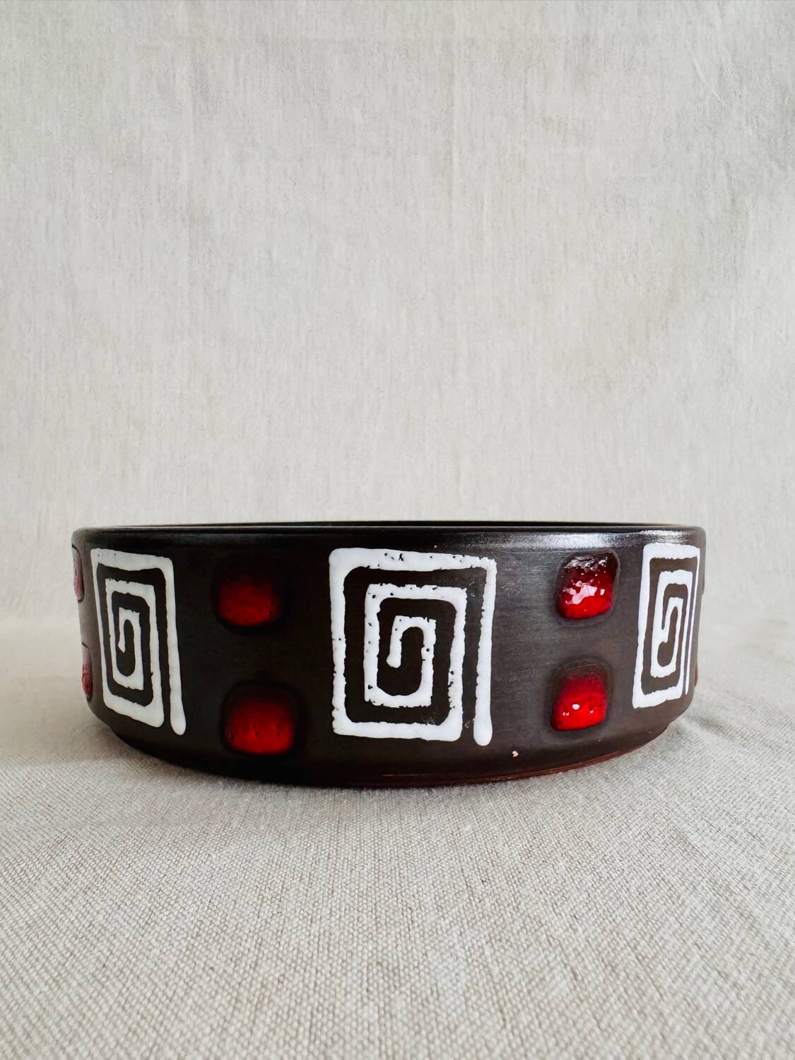 West German ceramic bowl by Dumler & Breiden