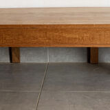 Vintage coffee table from the 60s in oak