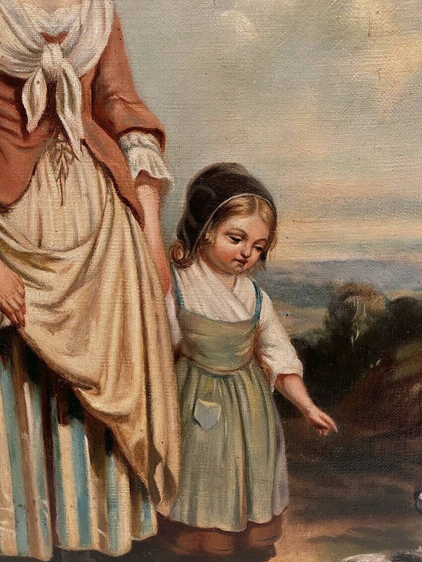 Oil on canvas 19th century After Auguste Delacroix (1809-1868)