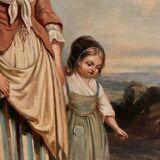 Oil on canvas 19th century After Auguste Delacroix (1809-1868)