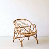 Bamboo & rattan armchair from the 1960s