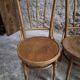 Set of 4 Fischel bentwood bistro chairs, Czechoslovakia, circa 1930–1950.