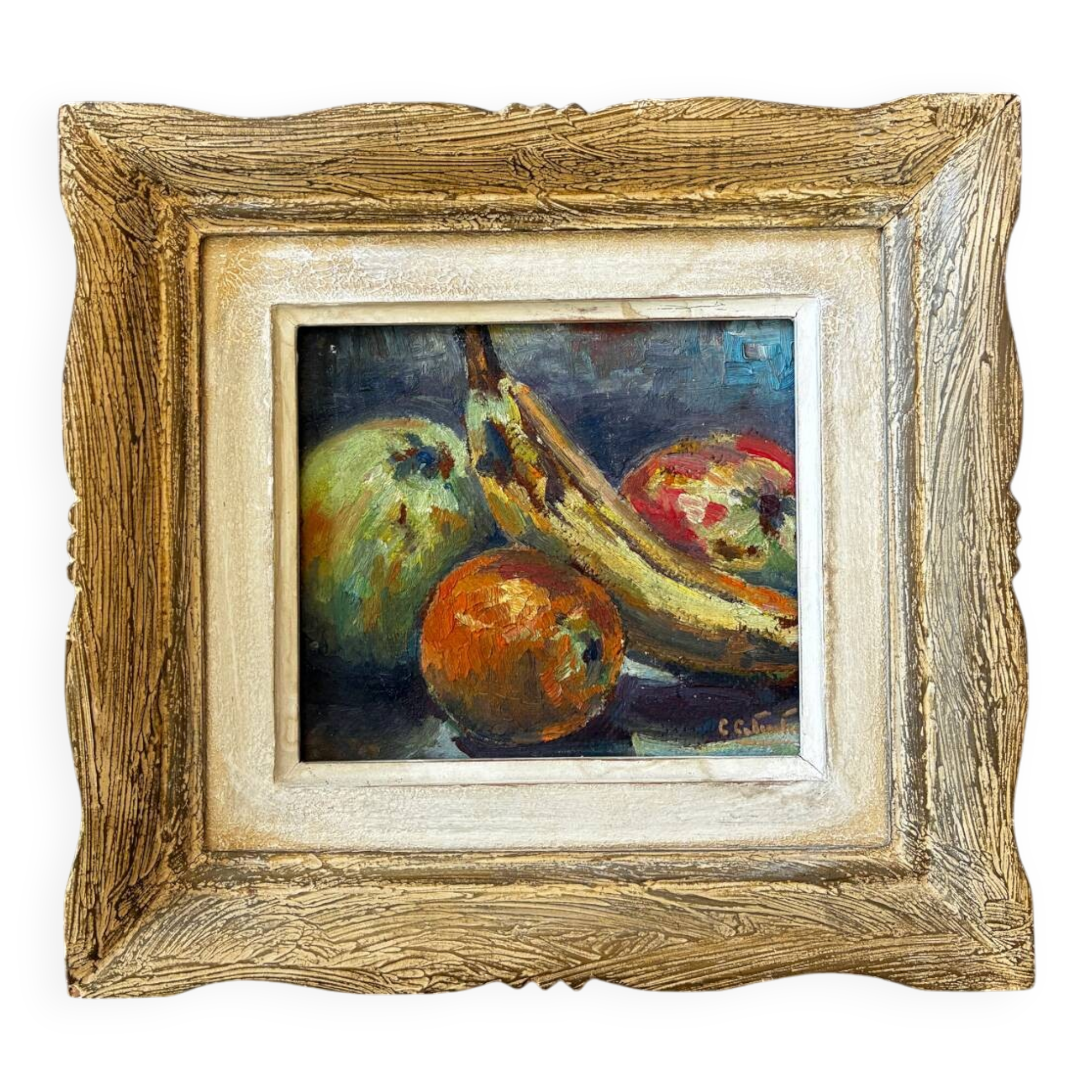 Still life with fruit, 20th century, signed