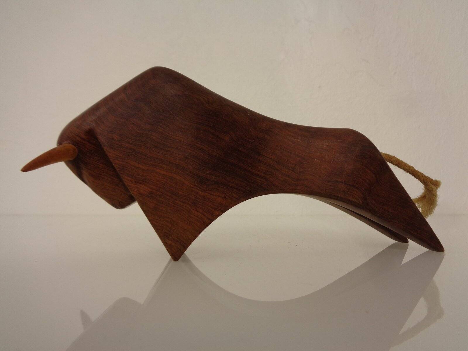 Mahogany Bull Pen Holder, Denmark, 1960s