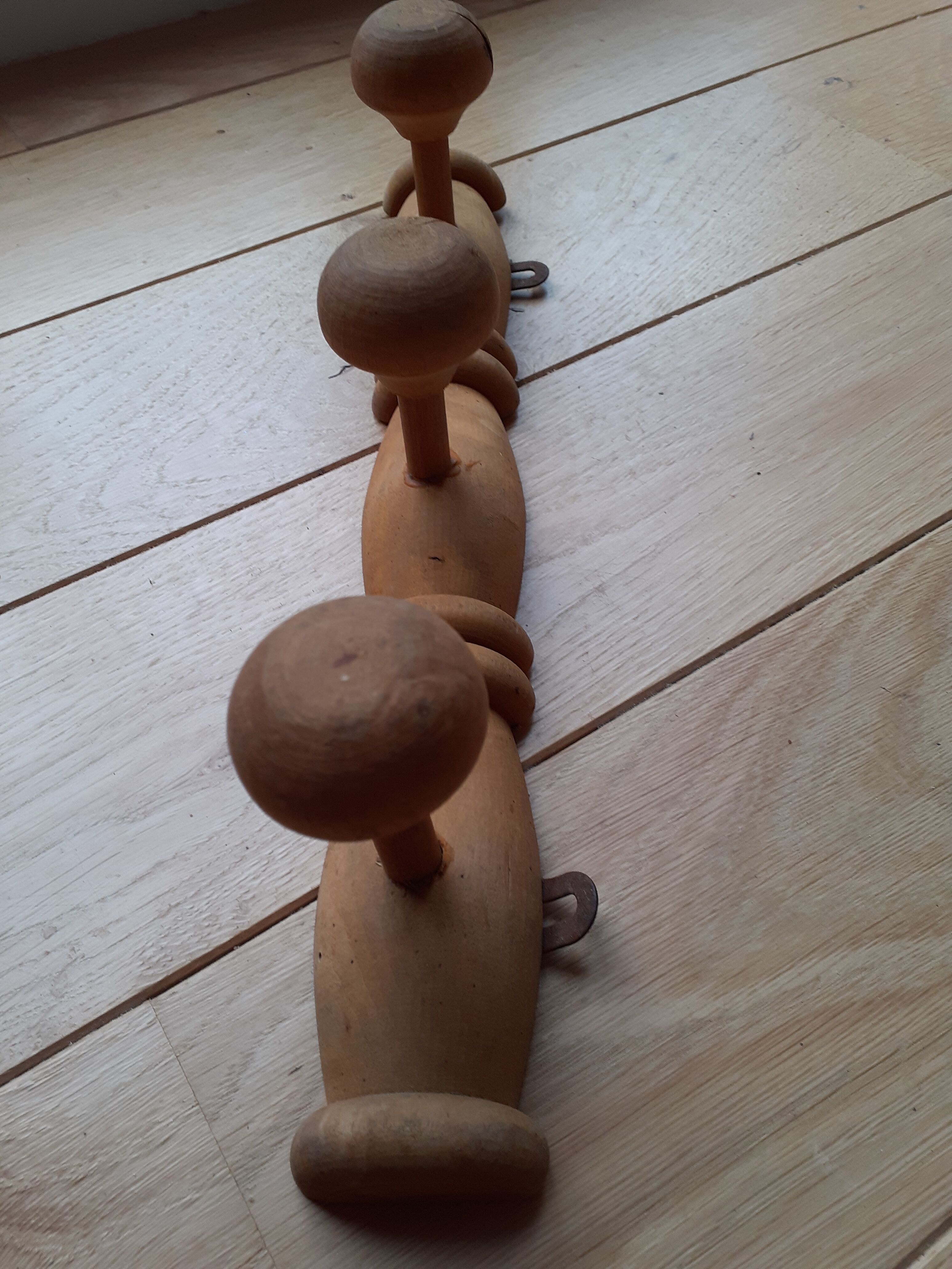 Pair of antique 3 hooks