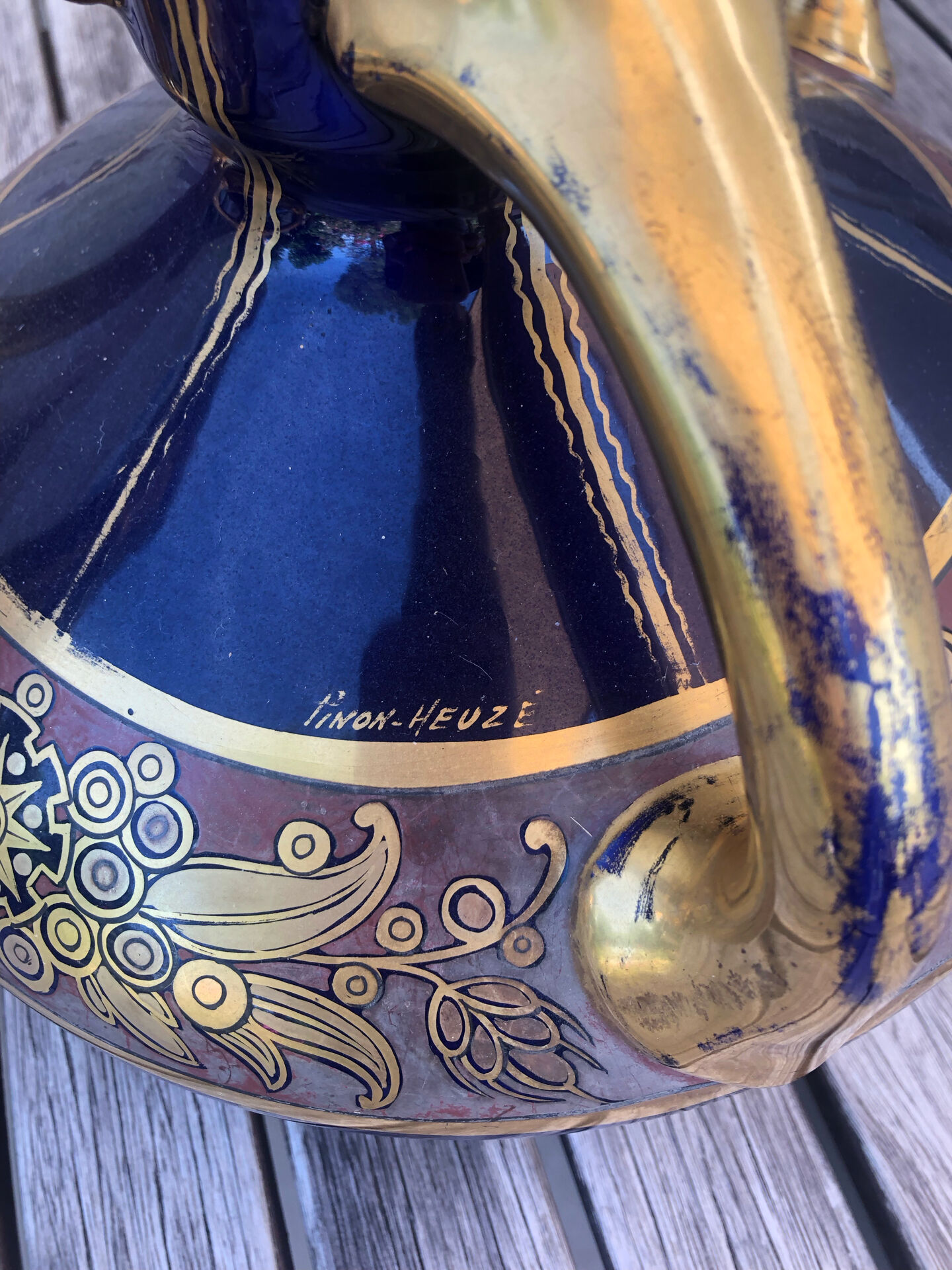 Paire vase Art Déco Pinon Heuzé
