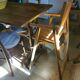 Wooden high chair