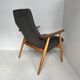 Vintage Scandinavian armchair and ottoman