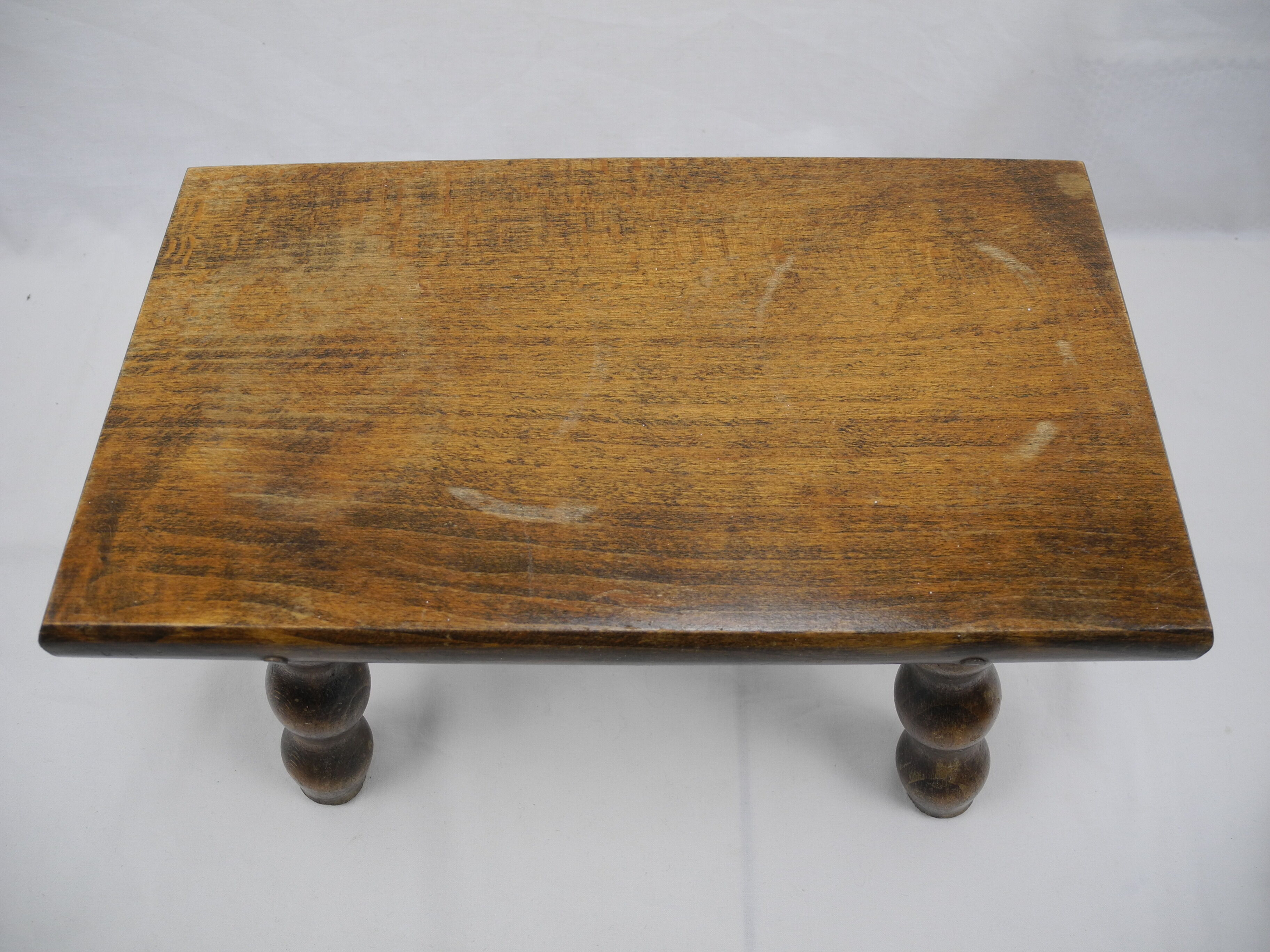 old footboard stool wood old wooden step stool country decoration