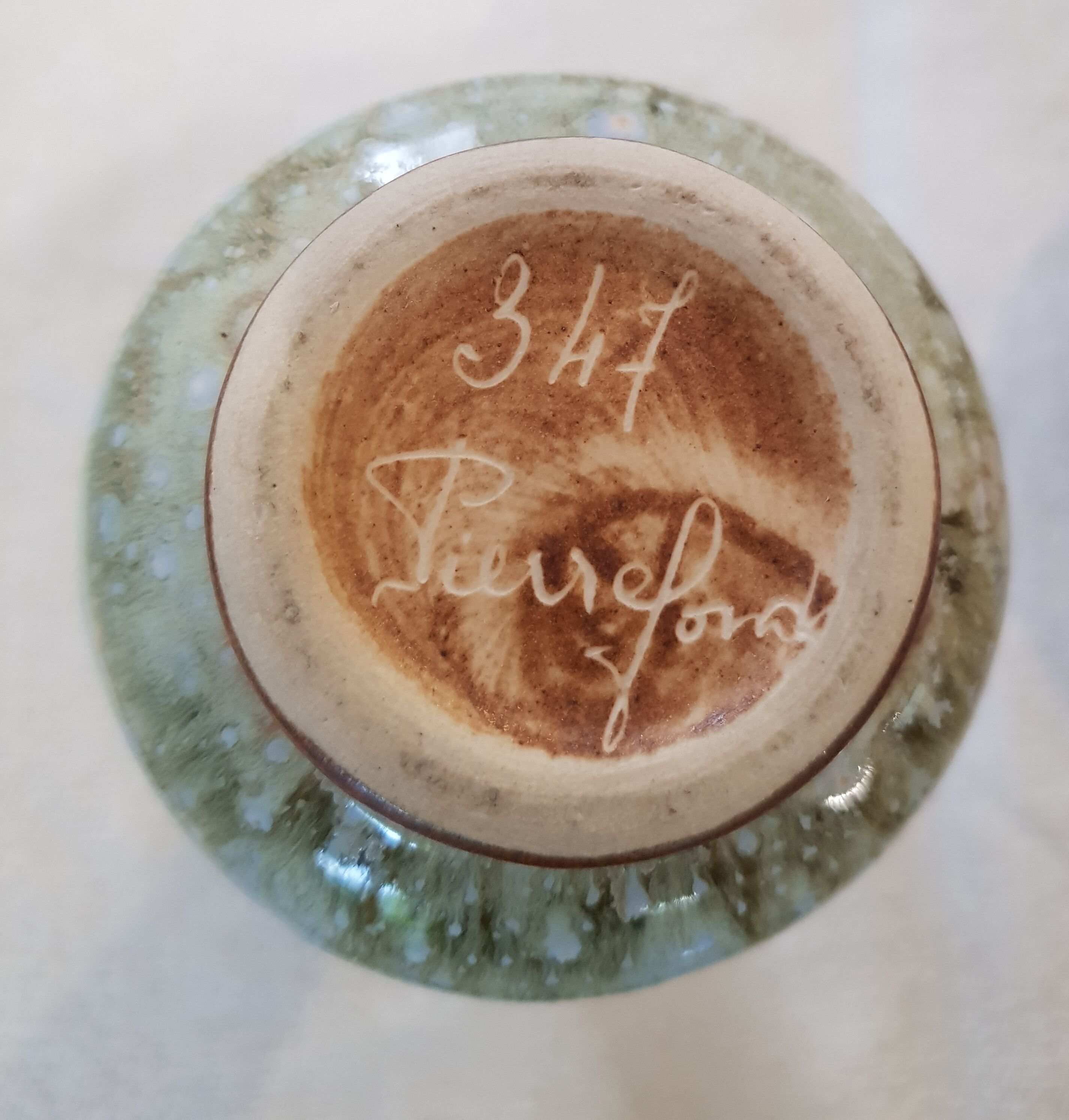 Pierrefonds sandstone vase No.347 1920s