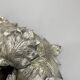 rare 36cm silver tone Metal Florentiner Leaf Theatre Ceiling Light, Italy