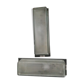 Paire appliques rectangle industrielle