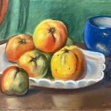 Still life with fruit signed J de Sereys and dated 1974