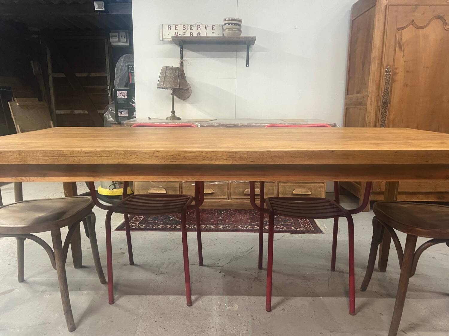 Old oak table