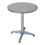 Table style bistrot terrasse en aluminium