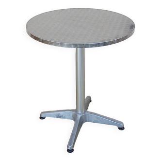 Table style bistrot terrasse en aluminium