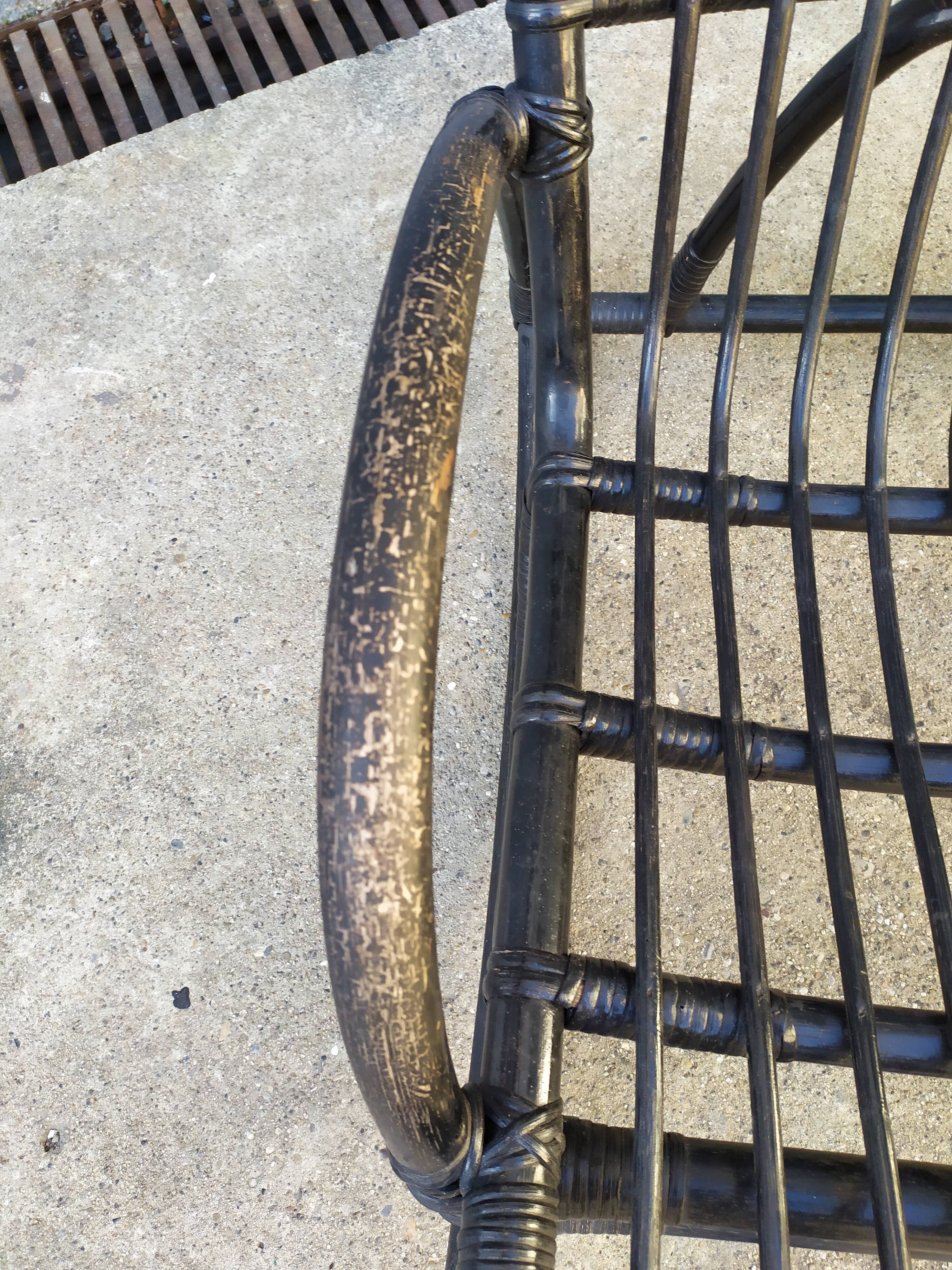 Rocking-chair black black vintage