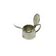 Art Deco salt shaker, silver-plated brass, Sweden, 1930s.