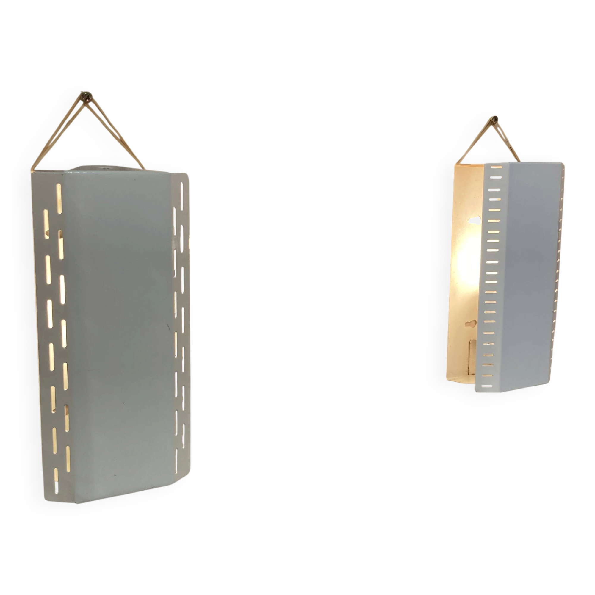 PAIR OF WALL LIGHTS 1960 SCANDINAVIAN DESIGN.