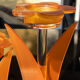 Chandeliers vintage 70 en verre