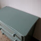 Commode vintage verte
