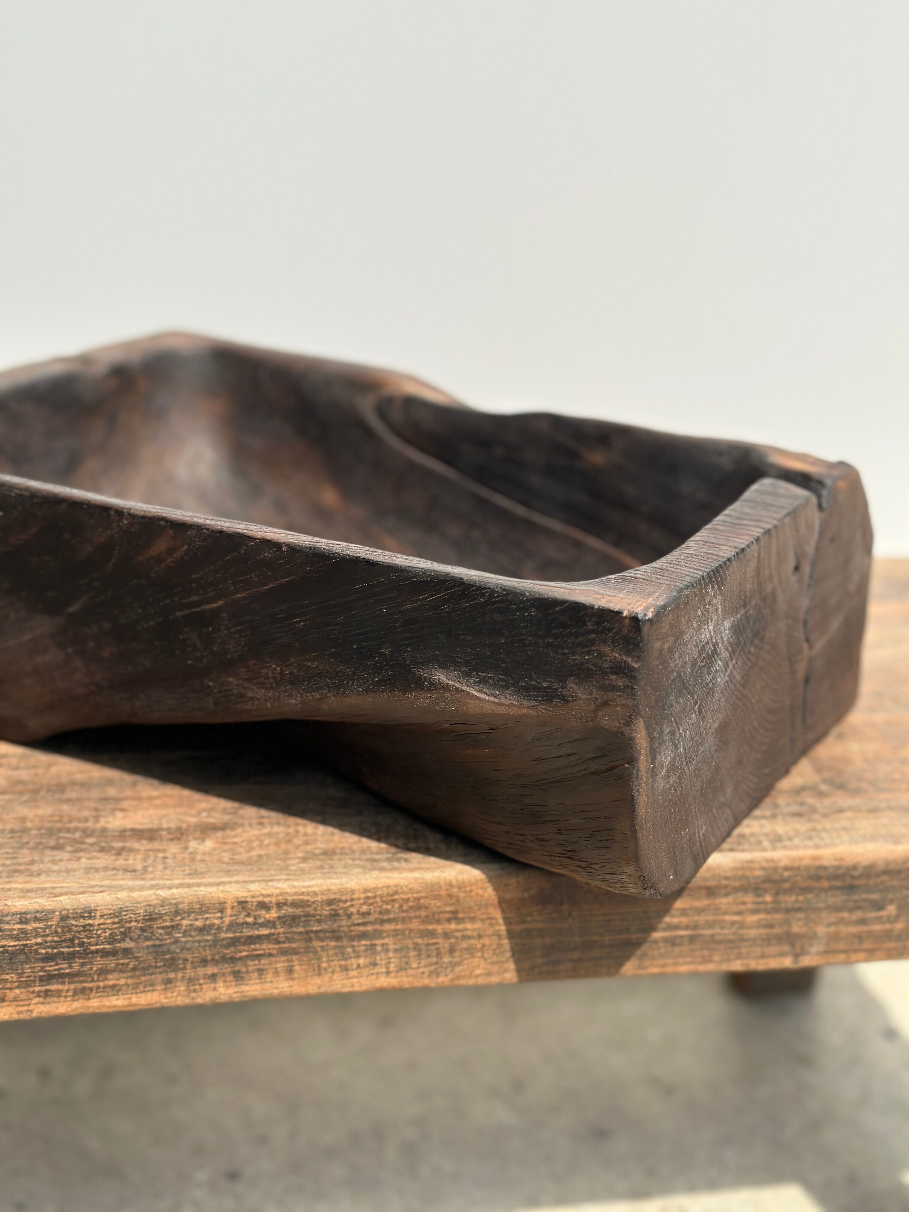 Asian teak empty pocket