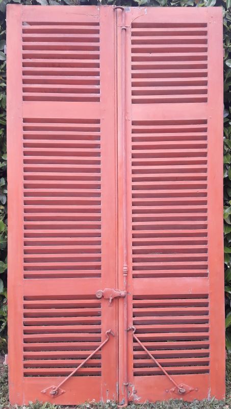 6 volets à persiennes h220cm