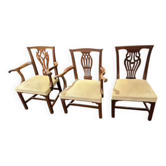 English dining chairs – Carver chairs – Hepplewhite style