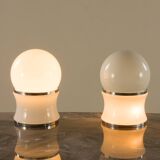 Large Opaline Glass Table Lamp by Goffredo Reggiani for Reggiani,  set of 2