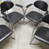 Vintage chairs from the 80s Bauhaus design