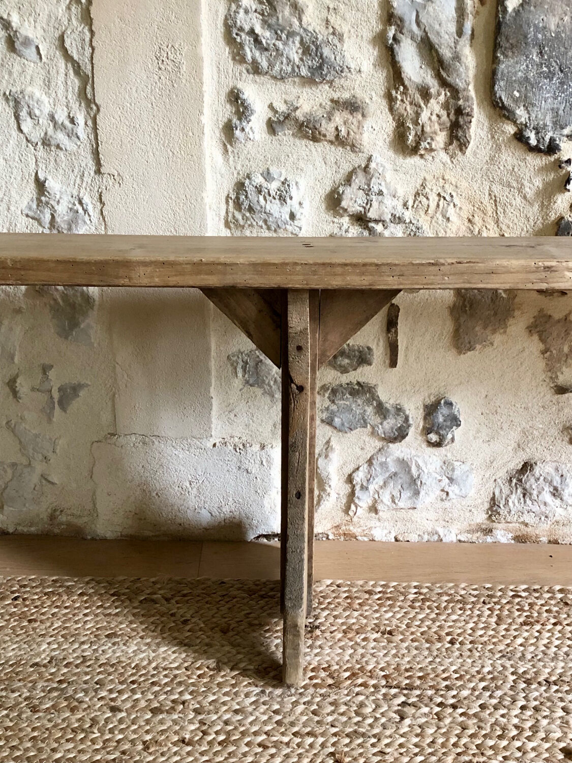 Large farmhouse bench