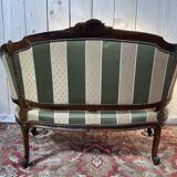 Canapé - Banquette de style Louis XV - Rocaille