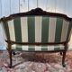 Canapé - Banquette de style Louis XV - Rocaille