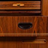 Mid-Century Teak High Sideboard, Denmark, 1960s
