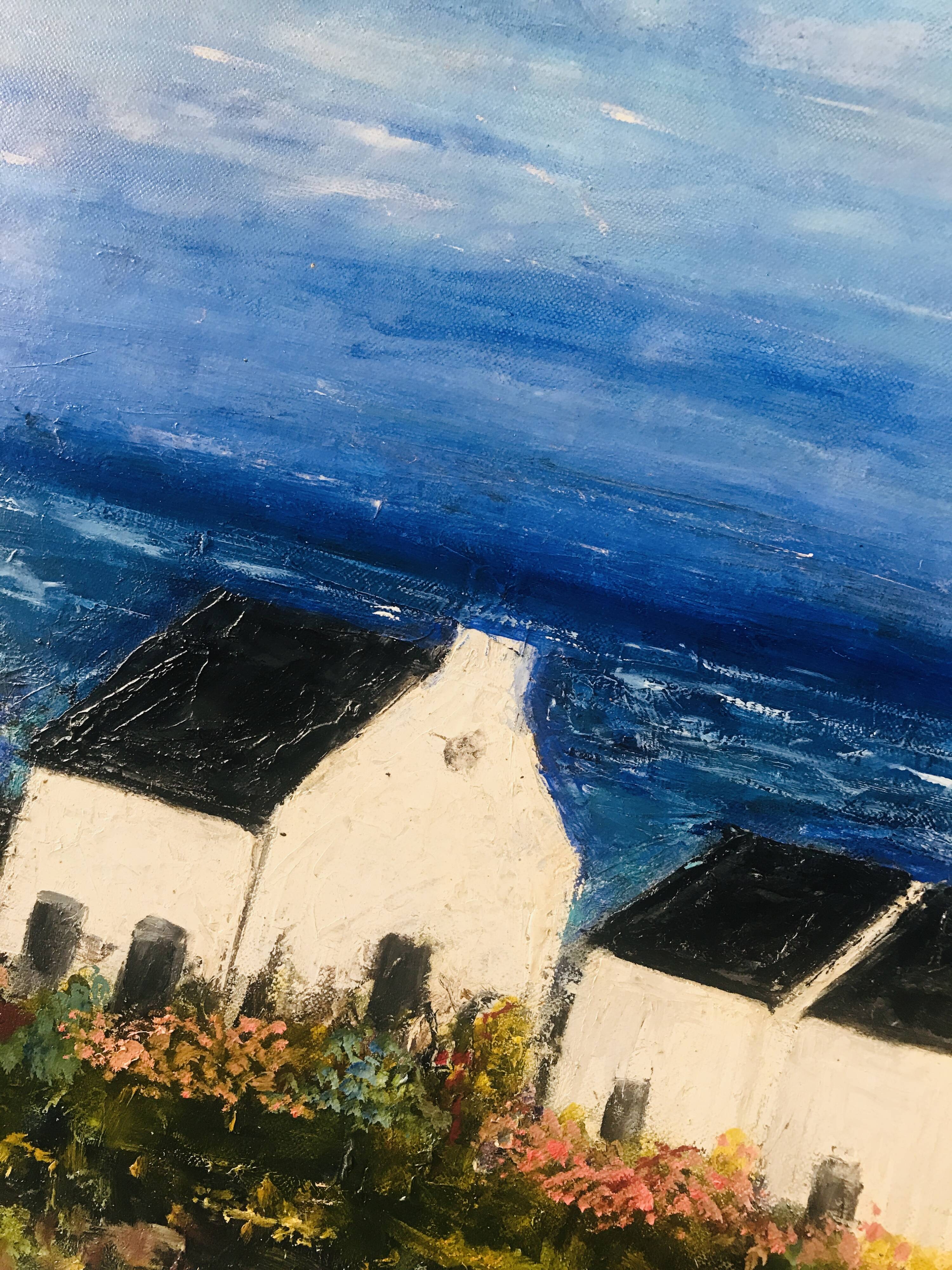 Oil on canvas Breton landscape