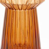 Amber glass vase 29cm
