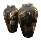 Paire de vases art déco