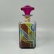 1970s Stunning Decanter or Decorative Bottle by Luigi Bormioli. Made in Ita