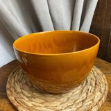 Glazed ceramic salad bowl
