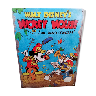 Disney metal plate