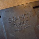 Plastic vinyl record holder, Standy Esselte, vintage 1980s