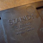 Plastic vinyl record holder, Standy Esselte, vintage 1980s
