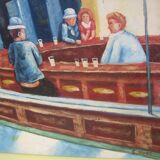 Ancien tableau décoratif, pour bar ou autre
