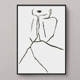 Dreaming woman-30x42cm