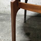 Vintage convertible teak table