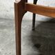 Vintage convertible teak table