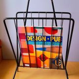 Metal magazine holder